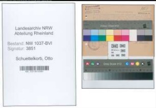Entnazifizierung Otto Schuettelkorb , geb. 18.03.1894 (Lehrer)