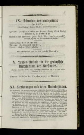 Regierungen und deren Unterbehörden