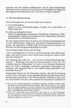 2.2 Die Täter-Opfer-Beziehung