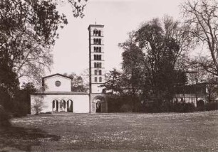Friedenskirche im Park Sanssouci, Westseite von Westen