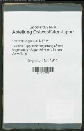 Beitrag der Eingesessenen zu Rott und Bremke zu den Kirchspielslasten der Gemeinde Exten