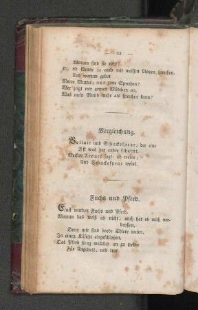 Vergleichung.