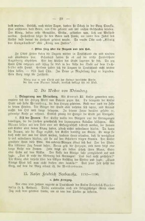 13. Kaiser Friedrich Barbarossa. 1152-1190