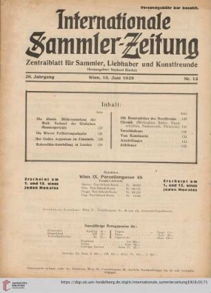 Nr. 12 (15. Juni)