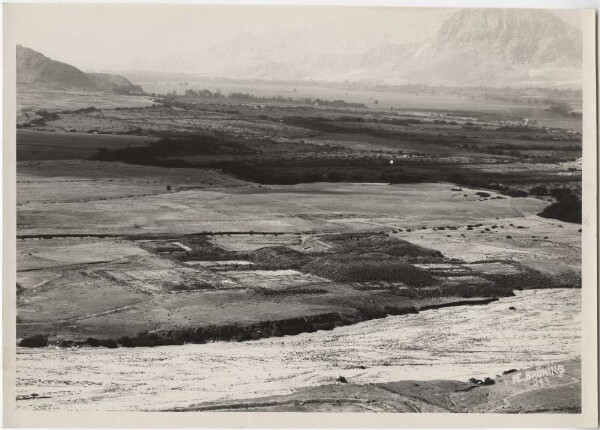 Huaca hinter dem Berge La Virgen