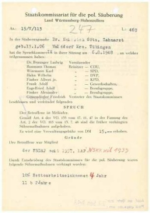 Götz, Heinrich, Dr.
