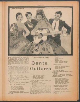 Canta, guitarra : Lo que canta el pueblo