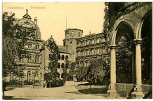 Heidelberg. Schlosshof