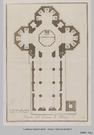 Grundriss des Domes von Florenz