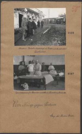 Operationsraum für Schwerverwundete im Lazarett zu Krusevac
