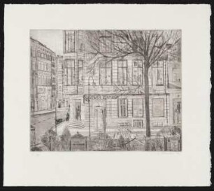 Radierung des Künstlers Eberhard Franke, o.T. Ed. 2/25, 1974