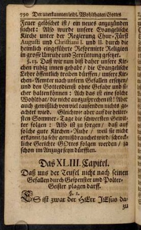 790-804, Das XLIII. Capitel.