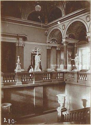 Neureuther, Gottfried von; München; Königlich - Bayerische Polytechnische Schule (TU) - Treppenhaus