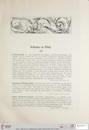 Arbeiten in Holz (Nr. 1 - 155)