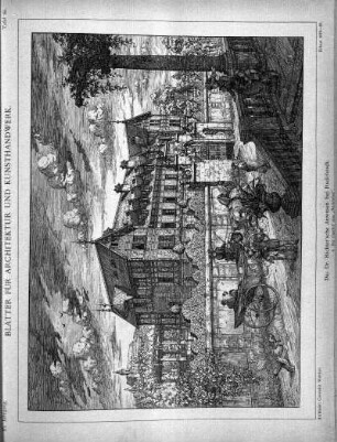 Tafel 46: Das Dr. Richter'sche Anwesen bei Rudolstadt. 5. Der Gasthof zum "Rudolsbad"