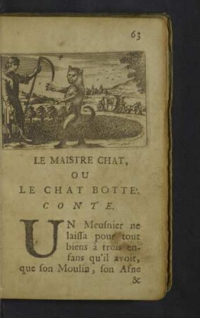 Le maistre chat, ou Le chat botté.