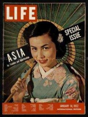 Amerikanische Zeitschrift "Life international". 12/13. Volume 1952