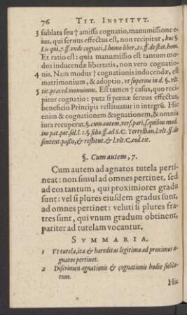 §. Cum autem, 7.