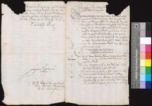 Die Abgesandten der Stände des Markgraftums Oberlausitz übergeben ein Rechtsgutachten betreffend die Rechtsstellung der Oberlausitz zur Krone Böhmens.
