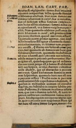 Ioannis Lanspergii Carthvsiani Epistolarum ac Euangeliorum domihicalium enarrationes, sermonesq[ue], veterem illum atq[ue] germanum orthodoxorum patrum sensum pietatemque referentes, 1. Pars Hyemalis
