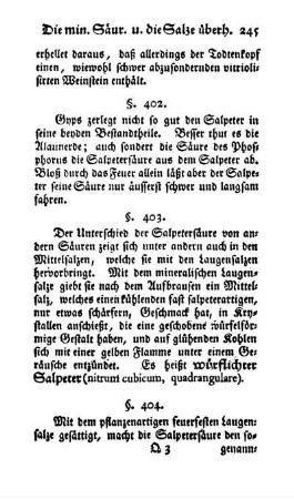 Wiederhergestellter Salpeter (§. 404)