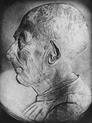 Grabmal des Neri di Gino Capponi — Sarkophag — Relief mit Medaillon des Neri di Gino Capponi