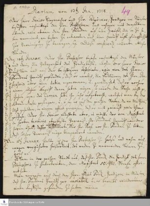 Tagebuch von Johann Ulrich Christian Köppen.