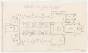 Dom, Minden Wiederaufbau: Grundriss 1:100