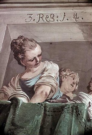 Abisag pflegt den altersschwachen David