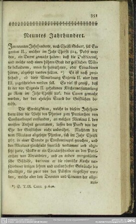 Neuntes Jahrhundert