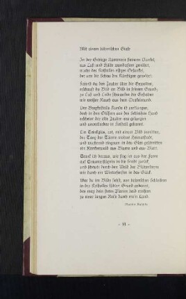 Mit einem böhmischen Glase