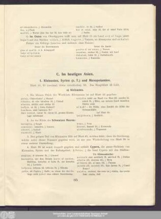 1. Kleinasien, Syrien (z. T.) und Mesopotamien.