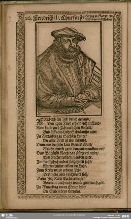 26. Friedrich III. Churfürst, Hertzog zu Sachsen, in Thüringen und Meissen