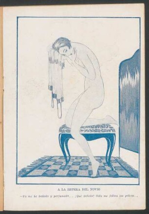 A la espera del novio [Ilustración]