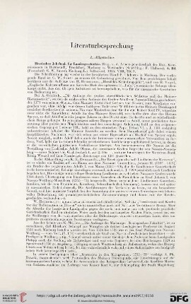 Literaturbesprechung