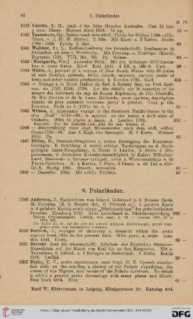 9. Polarländer (Nr. 1049 - 1087)