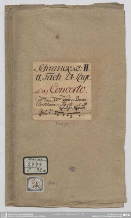 Concertos - Mus.2474-O-52a : vl, orch - E|b; GraunWV C:XIII:76