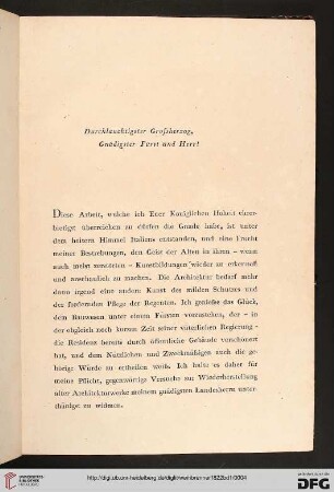 Durchlauchtigster Großherzog, Gnädigster Fürst und Herr!