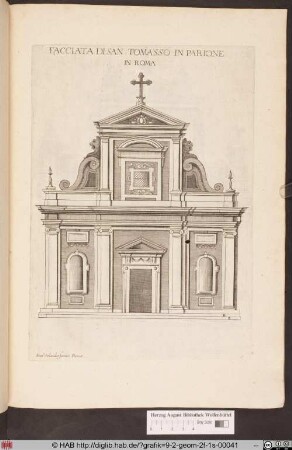 [Fassade von San Tomasso in Rom]