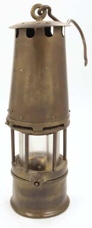 Grubenlampe (Benzinsicherheitslampe, nach dem Marsault Prinzip)
