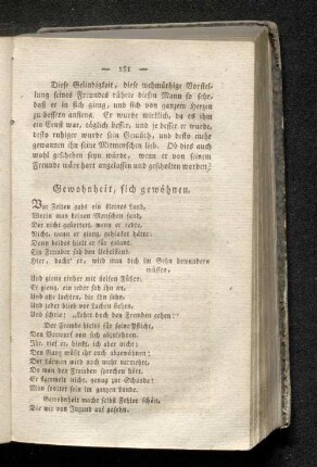 Gewohnheit, sich gewöhnen.