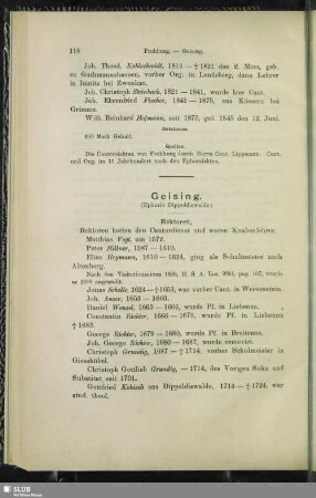 Geising (Ephorie Dippoldiswalde)