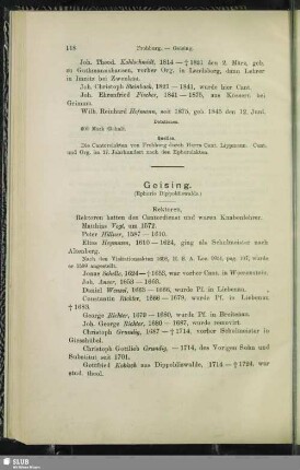 Geising (Ephorie Dippoldiswalde)
