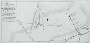 WHK 32 Krieg mit Frankreich 1792-1805: Plan des Kavalleriegefechts bei Abscon, 19. April 1794