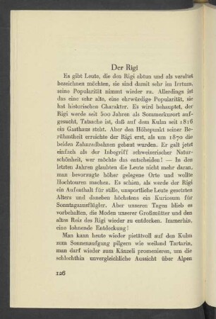 Der Rigi