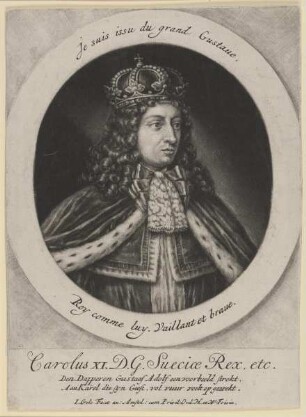 Bildnis des Carolus XI. D. G. Sueciae Rex.