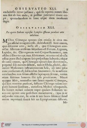 Observatio XLI