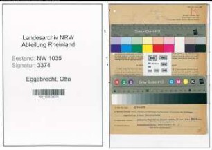 Entnazifizierung Otto Eggebrecht , geb. 14.09.1898 (Bergassessor)