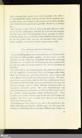 Eine photographische Entdeckung