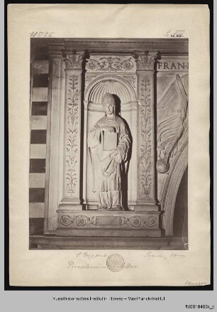 Piccolomini-Altar : Außenfassade des Piccolomini-Altars : Heiliger Gregor